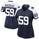 Game Navy Women's Brock Mogensen Dallas Cowboys Alternate Jersey