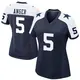 Game Navy Women's Bryan Anger Dallas Cowboys Alternate Jersey