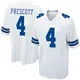 Game White Men's Dak Prescott Dallas Cowboys Jersey