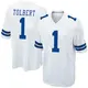 Game White Men's Jalen Tolbert Dallas Cowboys Jersey