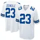 Game White Men's Rico Dowdle Dallas Cowboys Jersey