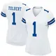 Game White Women's Jalen Tolbert Dallas Cowboys Jersey