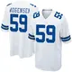 Game White Youth Brock Mogensen Dallas Cowboys Jersey