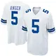 Game White Youth Bryan Anger Dallas Cowboys Jersey