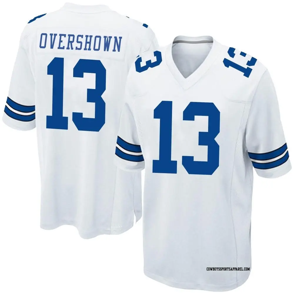 Game White Youth DeMarvion Overshown Dallas Cowboys Jersey