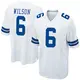 Game White Youth Donovan Wilson Dallas Cowboys Jersey