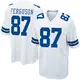 Game White Youth Jake Ferguson Dallas Cowboys Jersey