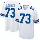 Game White Youth Joe Looney Dallas Cowboys Jersey