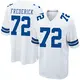 Game White Youth Travis Frederick Dallas Cowboys Jersey