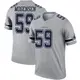 Legend Gray Men's Brock Mogensen Dallas Cowboys Inverted Jersey