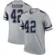 Legend Gray Men's Deuce Vaughn Dallas Cowboys Inverted Jersey