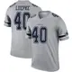 Legend Gray Men's Hunter Luepke Dallas Cowboys Inverted Jersey