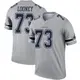 Legend Gray Men's Joe Looney Dallas Cowboys Inverted Jersey