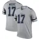 Legend Gray Men's Kellen Moore Dallas Cowboys Inverted Jersey