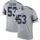 Legend Gray Men's Luiji Vilain Dallas Cowboys Inverted Jersey