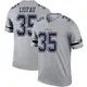 Legend Gray Men's Marist Liufau Dallas Cowboys Inverted Jersey