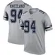 Legend Gray Men's Marshawn Kneeland Dallas Cowboys Inverted Jersey