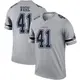 Legend Gray Men's Nick Vigil Dallas Cowboys Inverted Jersey