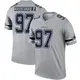 Legend Gray Men's Osa Odighizuwa Dallas Cowboys Inverted Jersey