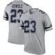 Legend Gray Men's Rico Dowdle Dallas Cowboys Inverted Jersey