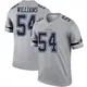 Legend Gray Men's Sam Williams Dallas Cowboys Inverted Jersey