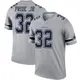 Legend Gray Men's Troy Pride Jr. Dallas Cowboys Inverted Jersey