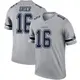 Legend Gray Men's Will Grier Dallas Cowboys Inverted Jersey