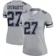 Legend Gray Women's Amani Oruwariye Dallas Cowboys Inverted Jersey