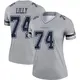 Legend Gray Women's Bob Lilly Dallas Cowboys Inverted Jersey