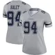 Legend Gray Women's Charles Haley Dallas Cowboys Inverted Jersey