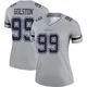 Legend Gray Women's Chauncey Golston Dallas Cowboys Inverted Jersey