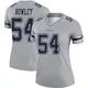 Legend Gray Women's Chuck Howley Dallas Cowboys Inverted Jersey