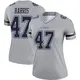 Legend Gray Women's Darius Harris Dallas Cowboys Inverted Jersey