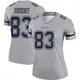 Legend Gray Women's Jalen Brooks Dallas Cowboys Inverted Jersey