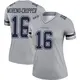 Legend Gray Women's Jalen Moreno-Cropper Dallas Cowboys Inverted Jersey