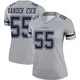 Legend Gray Women's Leighton Vander Esch Dallas Cowboys Inverted Jersey