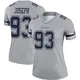 Legend Gray Women's Linval Joseph Dallas Cowboys Inverted Jersey