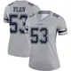 Legend Gray Women's Luiji Vilain Dallas Cowboys Inverted Jersey