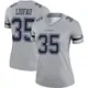 Legend Gray Women's Marist Liufau Dallas Cowboys Inverted Jersey