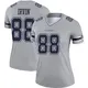 Legend Gray Women's Michael Irvin Dallas Cowboys Inverted Jersey