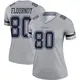 Legend Gray Women's Ryan Flournoy Dallas Cowboys Inverted Jersey