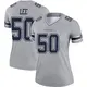 Legend Gray Women's Sean Lee Dallas Cowboys Inverted Jersey