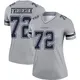 Legend Gray Women's Travis Frederick Dallas Cowboys Inverted Jersey