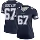 Legend Navy Women's Brock Hoffman Dallas Cowboys Jersey