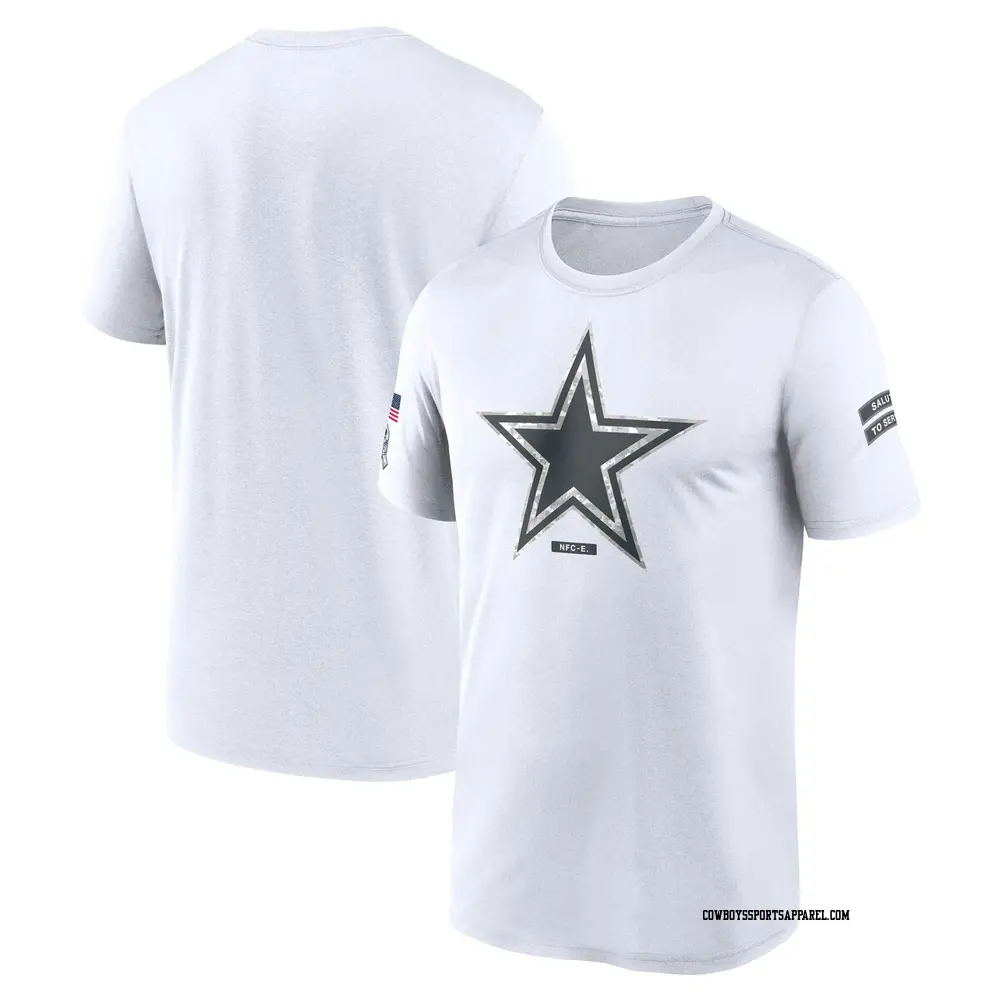 Legend White Men's Dallas Cowboys 2024 Salute To Service Performance T-Shirt