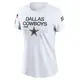 Legend White Women's Dallas Cowboys 2024 Salute To Service Performance T-Shirt