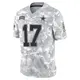 Limited Arctic Camo Men's Brandon Aubrey Dallas Cowboys 2024 Salute to Service Jersey