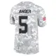 Limited Arctic Camo Men's Bryan Anger Dallas Cowboys 2024 Salute to Service Jersey