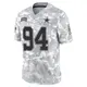 Limited Arctic Camo Men's Charles Haley Dallas Cowboys 2024 Salute to Service Jersey