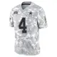 Limited Arctic Camo Men's Dak Prescott Dallas Cowboys 2024 Salute to Service Jersey